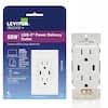 Photo 1 of ***FACTORY SEALED*** Decora 15 Amp Tamper Resistant Duplex Outlet with 60W USB-A + USB-C Power Delivery Charger, White (1-Pack)