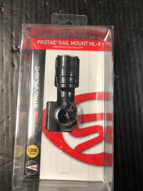 Photo 1 of *USED MISSING PIECES*Streamlight 88066 ProTac Rail Mount HL-X 1000-Lumen Multi-Fuel Weapon Light with Remote Switch, Tail Switch, Clips, and CR123A Batteries, Box, Black