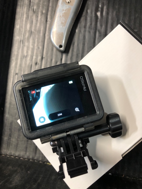 Photo 1 of AKASO Brave 8 Lite Waterproof Action Camera with 4K60 Ultra HD Video, 20MP Photos, HDR, Touch Screen, SuperSmooth Stabilization, 8X Slow Motion, Zoom, Super Wide Angle, Remote Control and Accessories