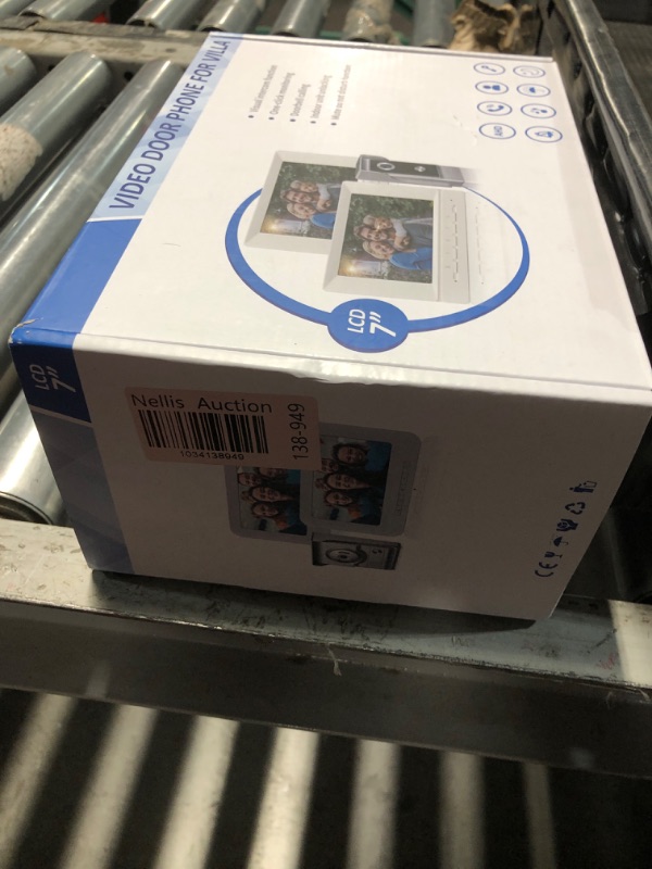 Photo 1 of Video Intercom System, 7 Inch doorbell with Camera and Monitor, Video doorbell with IR-Cut Rainproof Outdoor Camera Visual Two-Way Intercom Audio Remote Unlock(1 Camera & 2 Monitors)