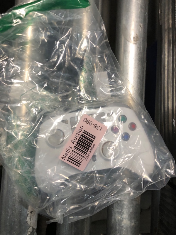 Photo 1 of Dinosoo RGB Wireless for PS5 Controller, Compatible with Playstation 5|Playstation 4|PC, Supports Remap and Adjustable Turbo, Controller Full Functions Support, with 2.4g Adapter - White