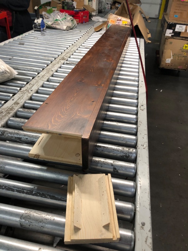 Photo 1 of Avana Fireplace Mantel - Wall-Mounted Mantles for Over Fireplace - Farmhouse Fireplace Mantle Shelves - Handcrafted Wood Fireplace Mantels - Floating Fireplace Mantel 72 X 8 X 5 - Rustic Traditional