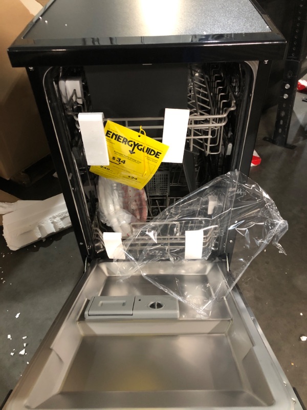 Photo 1 of **NEW***PORTABLE DISHWASHER ON WHEELS 18” WITH WORKTOP SPACE 8 PLACE-SETTING CAPACITY STAINLESS STEEL WITH FAUCET CONNECT BLACK+DECKER