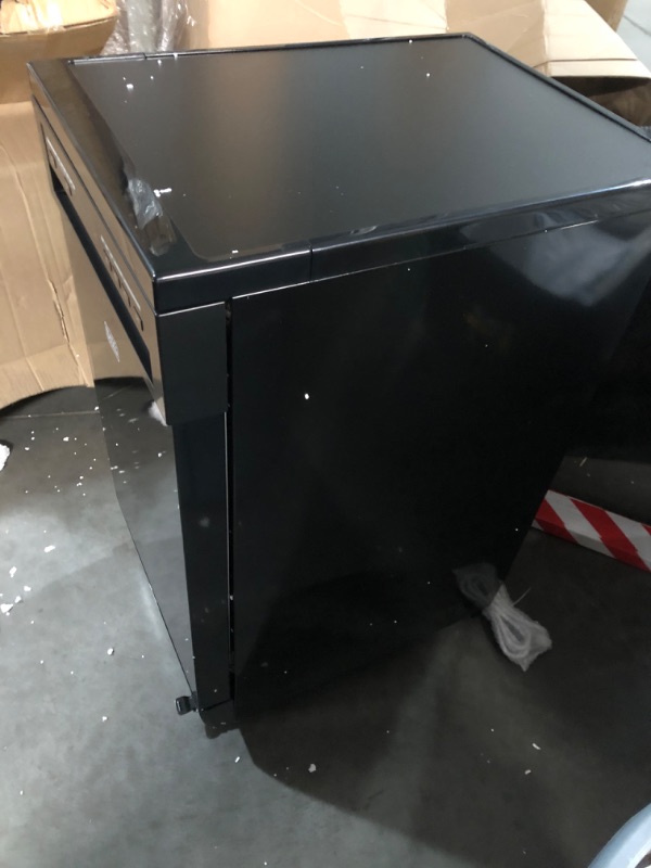 Photo 1 of **NEW***PORTABLE DISHWASHER ON WHEELS 18” WITH WORKTOP SPACE 8 PLACE-SETTING CAPACITY STAINLESS STEEL WITH FAUCET CONNECT BLACK+DECKER