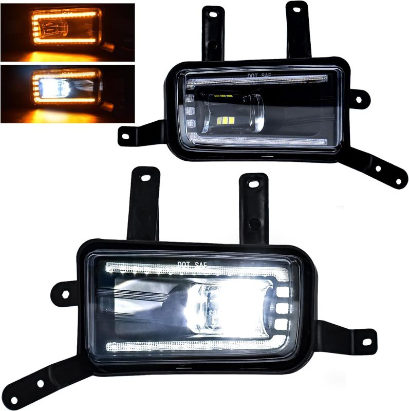 Photo 1 of **LOOKS LIKE NEW** LED Fog Lights with DRL and Dynamic Turn Signals for Chevy Tahoe 2015-2020, Suburban 2015-2020, Suburban 3500HD 2016-2019, GMC Yukon & Yukon XL 2015-2020, Front Driving Fog Lamps
