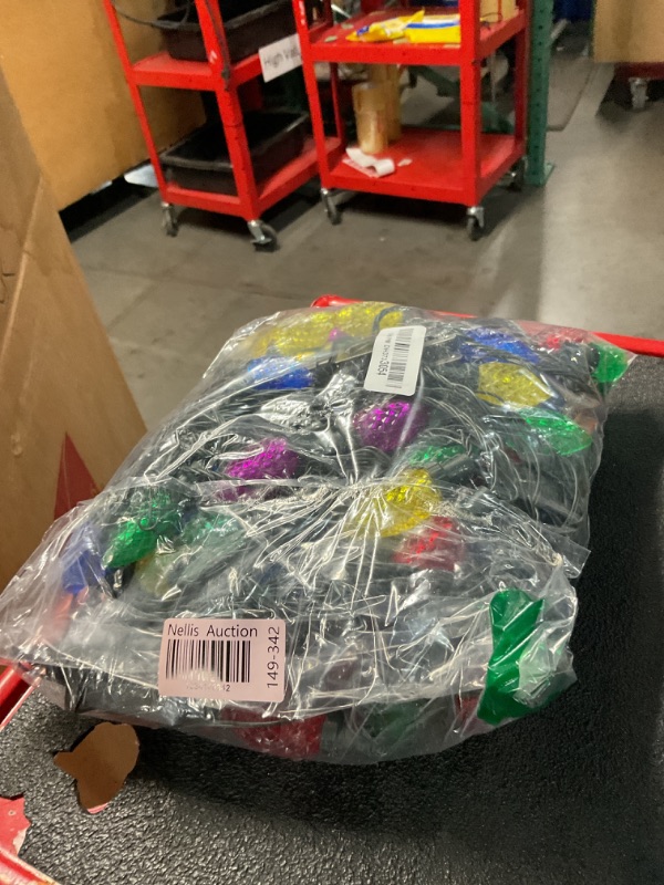 Photo 1 of 2-Pack Connectable C9 LED Christmas Lights String, 66 FT 100 LED Christmas Lights Plug in with 29V Safe Adaptor, Waterproof Decorative Lights Indoor/Outdoor for Xmas Tree Decoration (Multi-Colored)