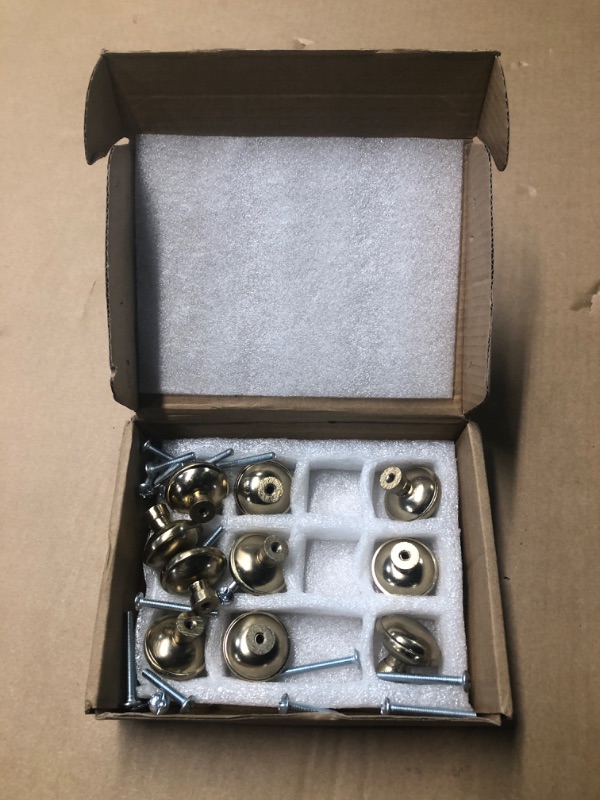 Photo 1 of (FAIR) khtumeware 10 Pack Drawer Pulls 1-1/4 Inch Kitchen Cabinet Knobs Solid Round Dresser Drawer Knobs Champagne Bronze Dresser Knobs Drawer Knobs Simple Cabinet Hardware for Cupboard Drawer Pulls.