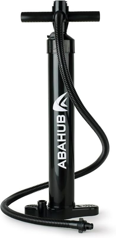 Photo 1 of ***STOCK PHOTO FOR REFERENCE ONLY***
Abahub SURF Hand Pump for Inflating Stand Up Paddleboards?Inflatable Paddle Boards? or Kayaks - Dual Action High Pressure Pump with Gauge, Black