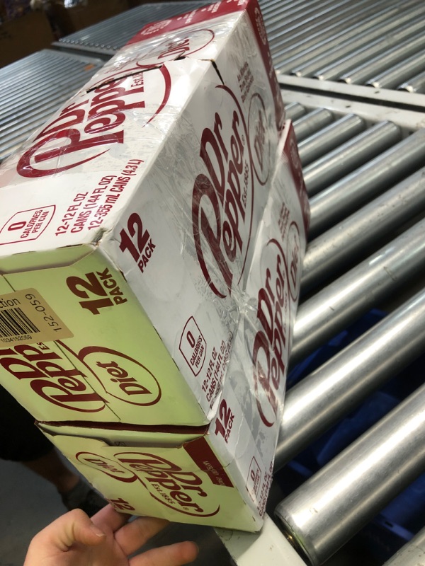 Photo 1 of ***NON REFUNDABLE***Diet Dr Pepper Soda, 12 fl oz cans, 12 pack (2 PACK)  (EXP