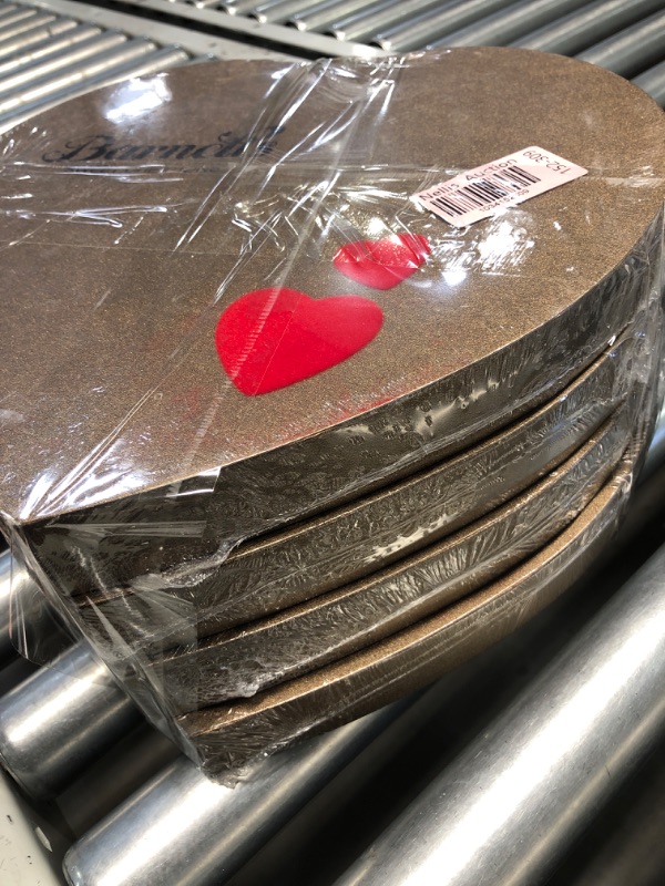 Photo 1 of ***NON REFUNDABLE******STOCK PHOTO REFERENCE ONLY***Rose Design Heart Shaped Gift Boxes Bundle, 3 boxes of Assorted Chocolate Treats for Loved Ones, 2 Ounces (RED PACK OF 4) (EXP 4/30/25) 