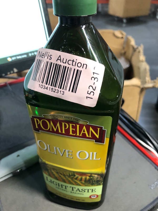 Photo 1 of ***NON REFUNDABLE***Pompeian Light Taste Olive Oil, Subtle Flavor, Perfect for Frying & Baking, Naturally Gluten-Free, Non-Allergenic, Non-GMO, 32 FL. OZ. (EXP 06/2026) 