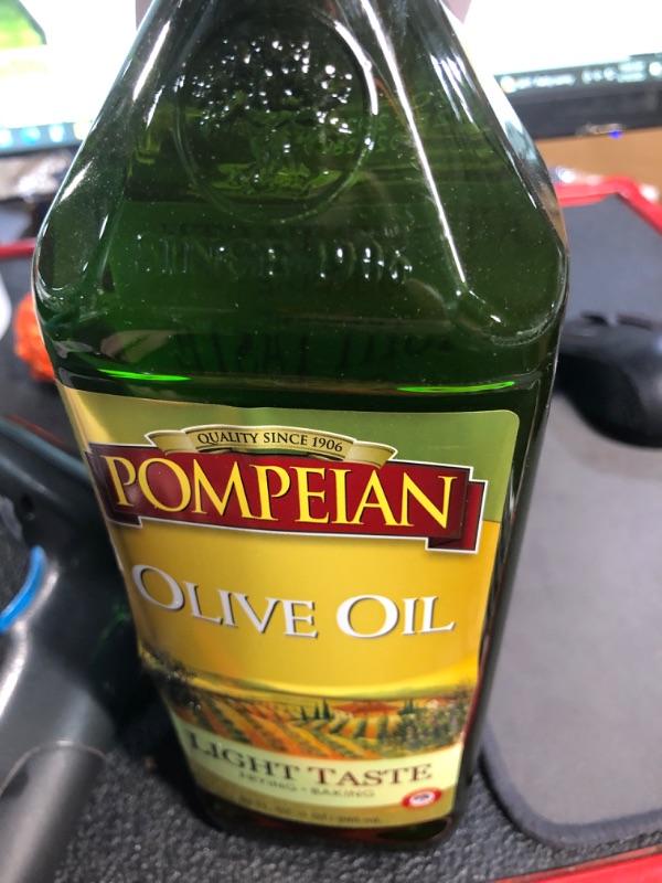 Photo 1 of ***NON REFUNDABLE***Pompeian Light Taste Olive Oil, Subtle Flavor, Perfect for Frying & Baking, Naturally Gluten-Free, Non-Allergenic, Non-GMO, 32 FL. OZ. (EXP 02/2026) 