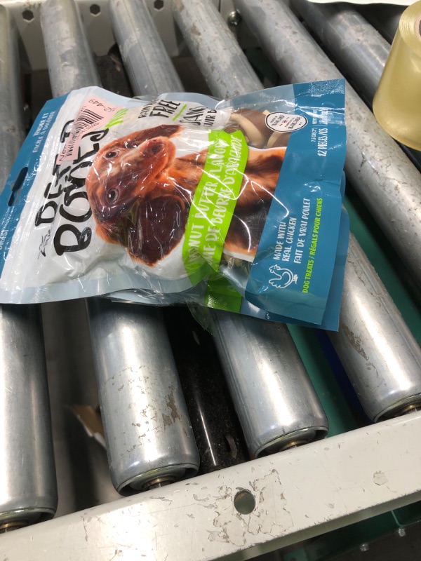 Photo 1 of ***(EXP: 04/26/25)NONREFUNDABLE***ZEUS Better Bones Dog Treats, Rawhide Free Healthy Dog Treats, Peanut Butter, Mini Bones, 12 Count, 92746 (PACK OF 2) 