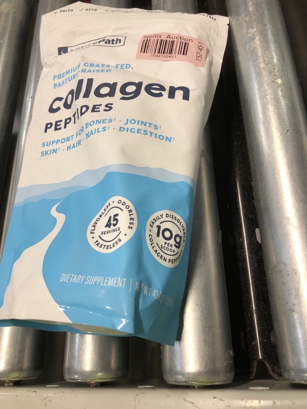 Photo 1 of ***(EXP:07/2026 )NONREFUNDABLE***NativePath Collagen Peptides Protein - Hydrolyzed Type 1 & 3 Collagen Powder for Skin, Hair, Nails - 15.9 oz (45 Servings) 
