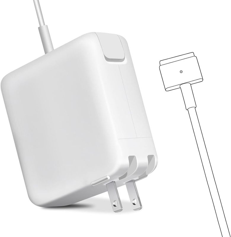 Photo 1 of 
Mac Book Air Charger, AC 45W Magnetic T-Tip Power Adapter Charger Compatible with MacBook Air 11-inch/13-inch (2012-2017)