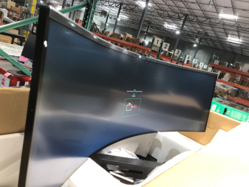 Photo 2 of (PARTS ONLY NON REFUNDABLE)  Samsung Odyssey G95C 49" Dual 1440p HDR 240 Hz Curved Ultrawide Gaming Monitor (Black)