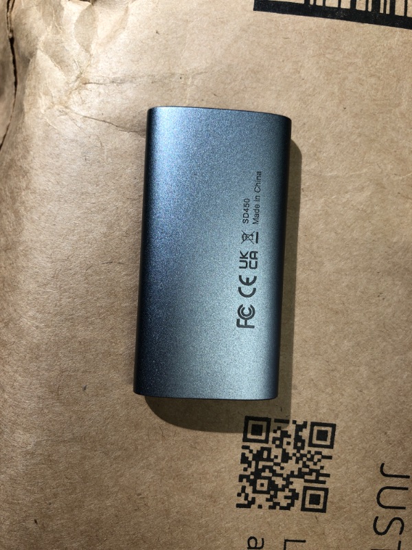 Photo 1 of (UNTESTED) (BAGGED) (MISSING CORD) SSK 2TB SSD External Hard Drive, Portable SSD Up to 550MB/s Fast Solid State Drives, External Drive USB 3.2 Gen2 SSD for iPhone 15/Pro, Windows, Mac, Android with LED Light, Trim, Smart Supported