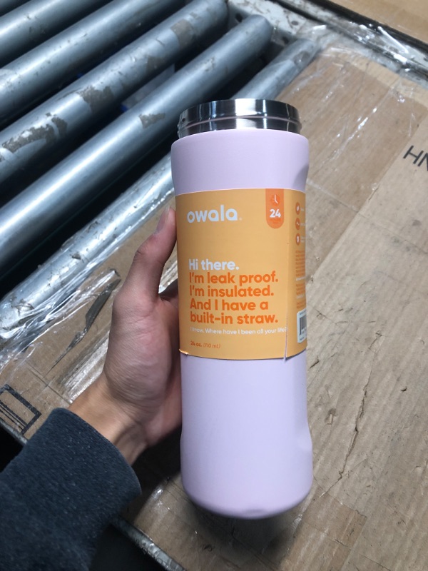 Photo 1 of ***READ NOTES***(MISSING LID)
Owala FreeSip Insulated Stainless Steel Water Bottle with Straw for Sports and Travel, BPA-Free, 24 Ounce, Candy Store