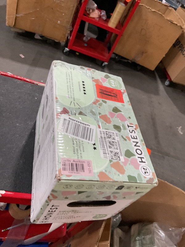 Photo 1 of The Honest Company Clean Conscious Unscented Wipes | Over 99% Water, Compostable, Plant-Based, Baby Wipes | Hypoallergenic for Sensitive Skin, EWG Verified | Geo Mood, 648 Count