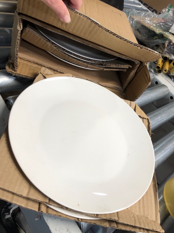 Photo 3 of ***(HEAVILY USED/ SEE NOTES) ***
BTaT- White Porcelain Dinner Plates, Set of 6, 10.5 Inch, White Dishes, Porcelain Dinner Plates, Plate Set for 6, Porcelain Plates Sets for 6, White Plates Set, White Plates Ceramic, Dinnerware Plates