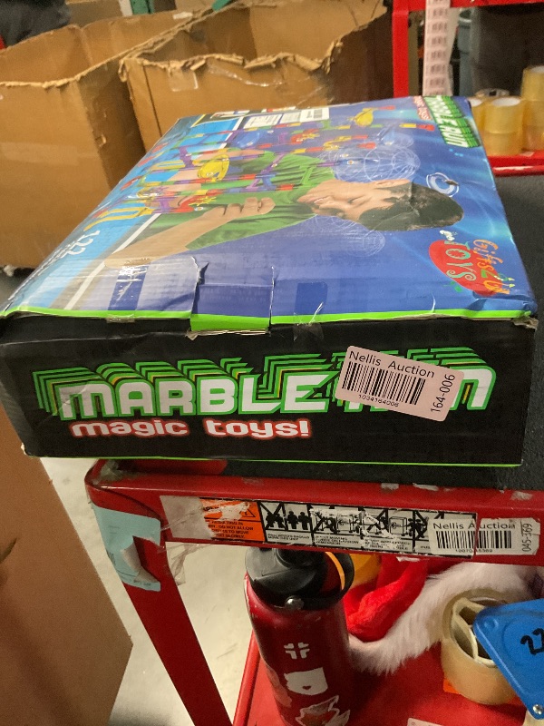 Photo 1 of Gifts2U Marble Run Sets Kids, 122 PCS Marble Race Track Game 90 Translucent Marbulous Pieces + 32 Glass Marbles, STEM Marble Maze Building Blocks Kids 4+ Year Old