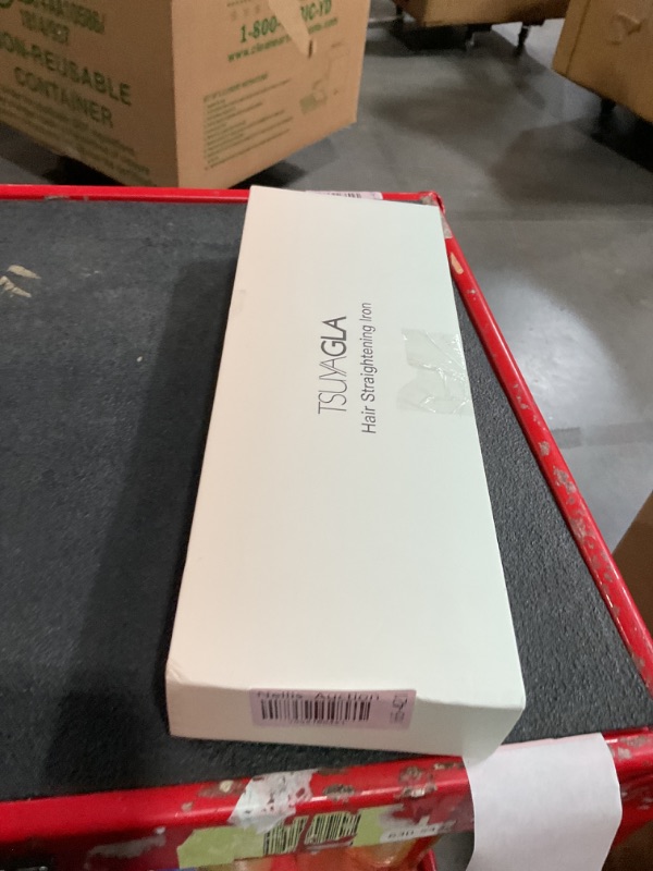 Photo 1 of TSUYAGLA Flat Iron Hair Straightener, Professional 2 in 1 Hair Straightener and Curler, 1 Inch Keratin Ceramic Flat Iron, Infrared Treatment and 4 Precision Temperature Modes for All Hair Types