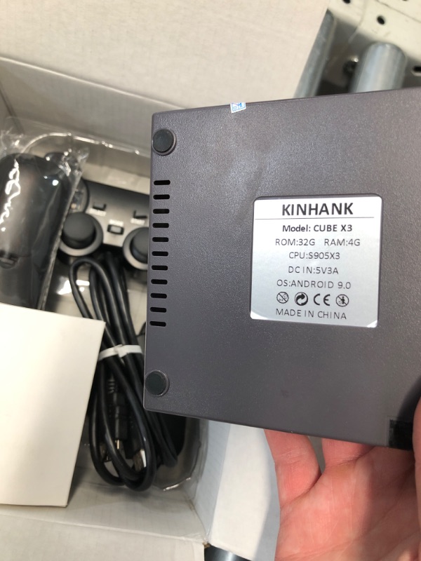 Photo 3 of (READ FULL POST) Kinhank Super Console Cube X3 Retro Game Consoles Built-in 65000+ Games, Android 9.0/Emuelec 4.6/CoreE System, S905X3 Chip, 8K UHD Output,2.4G/5G, Emulator Console Compatible with Most Emulators