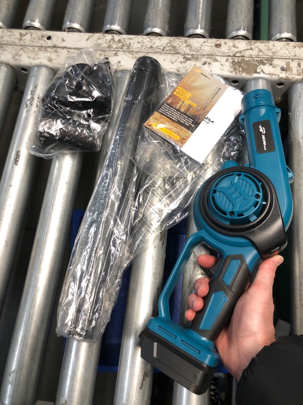 Photo 2 of (READ FULL POST) HEINPRO Small Leaf Blower Cordless Mini Compatible with Makita 18V Battery 200MPH Powerful Portable Electric Leaf Blower 3 Speed Compact Handheld Leaf Blowers for Jobsite, Lawn Care, Blowing Leaves