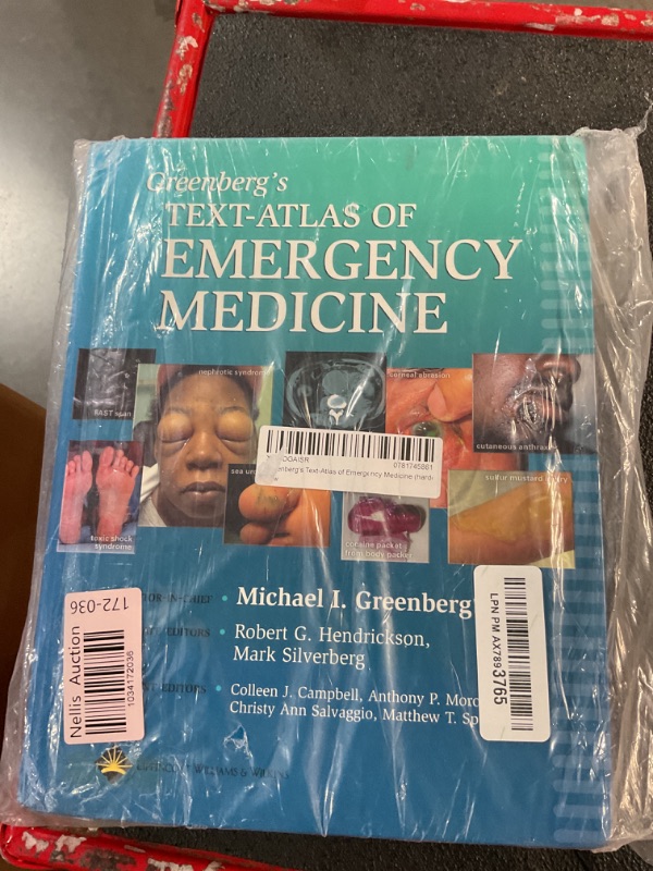 Photo 1 of (EX)GREENBERG'S TEXT-ATLAS OF EMERGENCY MEDICINE