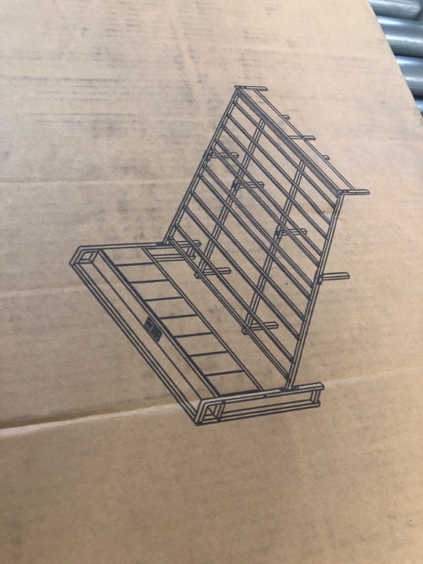 Photo 5 of ***NONREFUNDABLE - INCOMPLETE - FOR PARTS ONLY - SEE COMMENTS***
King Size Bed Frame with Smart LED Lights, Storage Headboard with USB Charging Station, Metal Platform Bed Noise Free, Easy Assembly, No Box Spring Needed