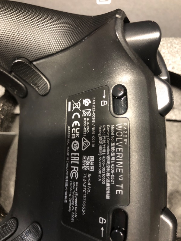 Photo 1 of Razer Wolverine V3 Tournament Edition Wired Gaming Controller: Licensed for Xbox Series X|S, Xbox One, Windows PC - 6 Remappable Buttons - Fast Triggers - USB-C Cable - Wired Tournament Mode - Black