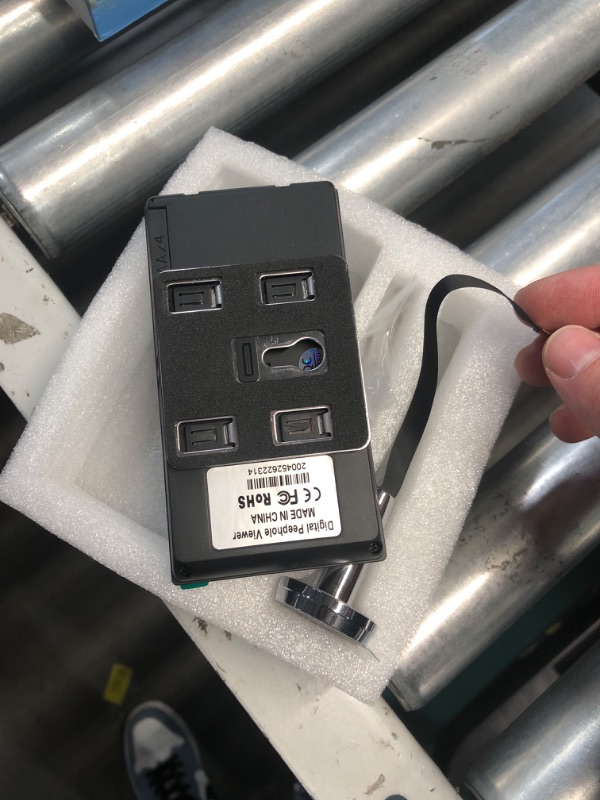 Photo 1 of **NON-REFUNDABLE** (UNTESTED) Electronic Monitoring Camera Door Viewer 3.5" Digital Doorbel LCD 120 Degree Wide View Angle Peephole Camera Outdoor Security Monitoring System