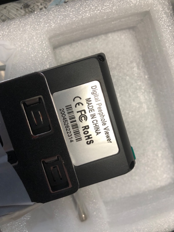 Photo 1 of **NON-REFUNDABLE** (UNTESTED) Electronic Monitoring Camera Door Viewer 3.5" Digital Doorbel LCD 120 Degree Wide View Angle Peephole Camera Outdoor Security Monitoring System