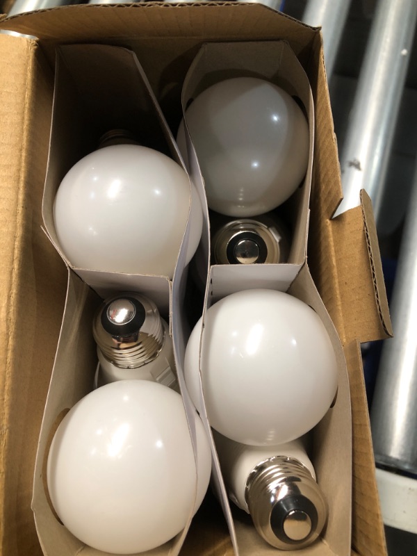 Photo 2 of  A19 LED Light Bulbs, 60 Watt Equivalent, Energy Efficient 9W, E26 Standard Base, Soft White 2700K, Dimmable, 10,000 Hour Lifetime , 16-Pack