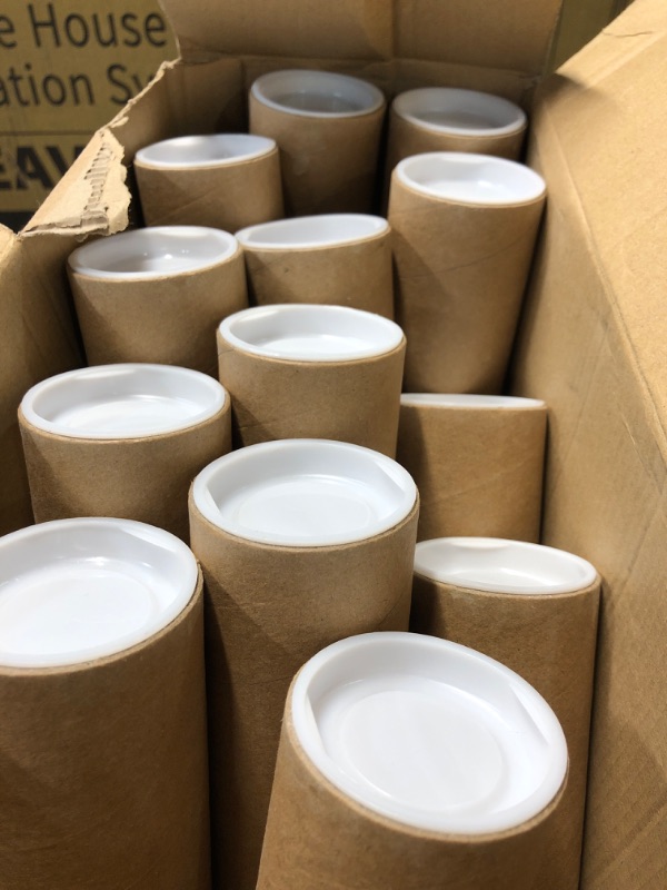 Photo 2 of ****ONLY 13****ACXFOND 20PCS Long Cardboard Poster Tubes, 12 x 2 inch Shipping Tubes, Mailing Tubes, Recyclable PaperTube for Transporting, Storage