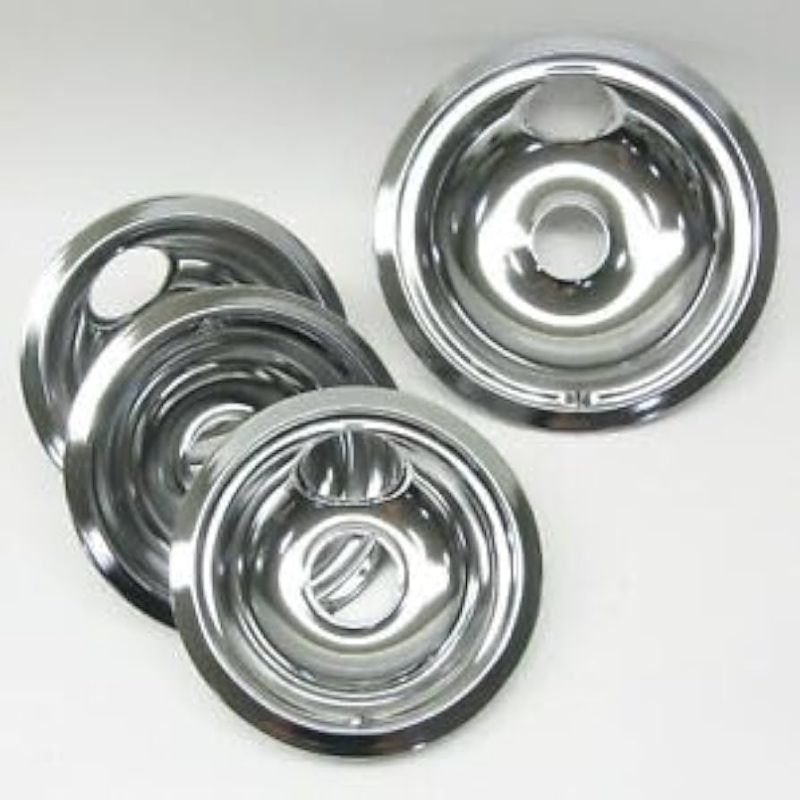 Photo 1 of *** ONLY 2 BIG PIECES***Drip Pan Kit in Chrome