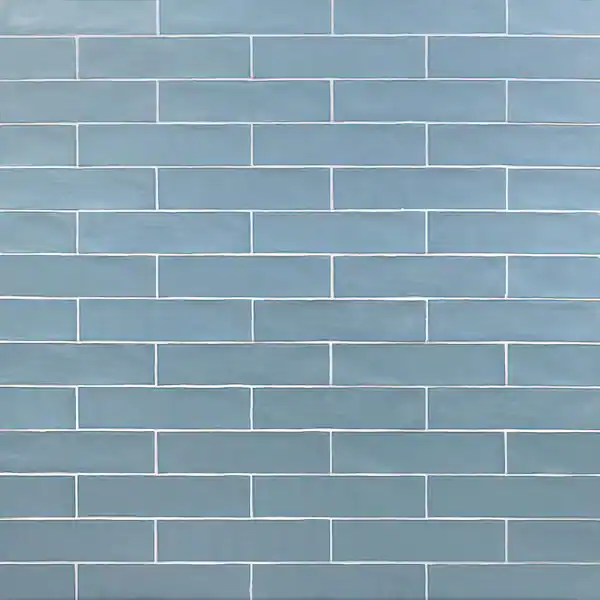 Photo 2 of ***BUNDLE OF 9*** Strait Blue 3 in. x 12 in. 8 mm Matte Ceramic Subway Wall Tile (22-piece 5.38 sq. ft. / Box)