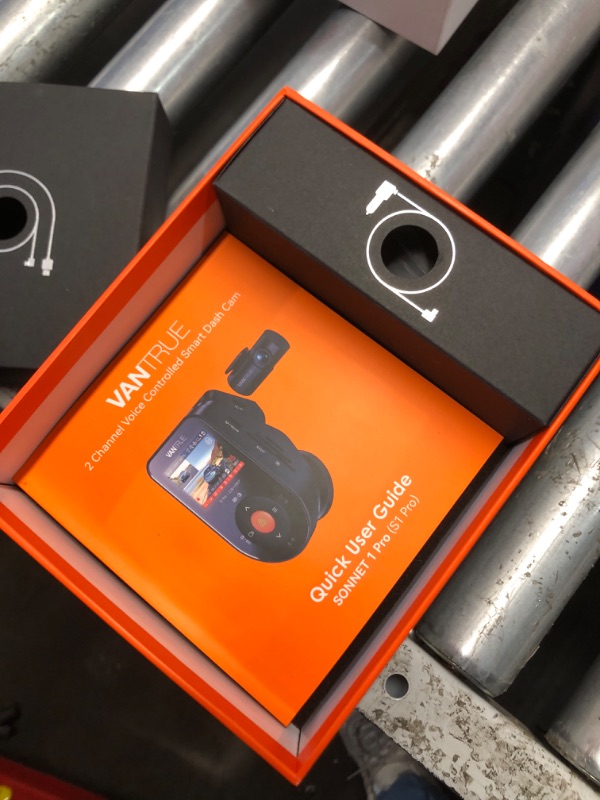 Photo 1 of Vantrue S1 Pro 2.7K Front and Rear 5G WiFi Dual Dash Cam, STARVIS 2 HDR Night Vision, LTE Support, 1440P 60FPS Hidden Dash Camera for Cars, GPS, Voice Control, 24/7 Parking Mode, Support 512GB Max