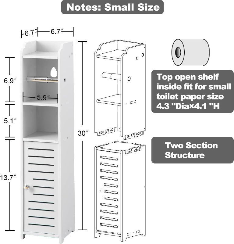 Photo 4 of **NON-REFUNDABLE** (PARTS) AOJEZOR Toilet Paper Holder Stand