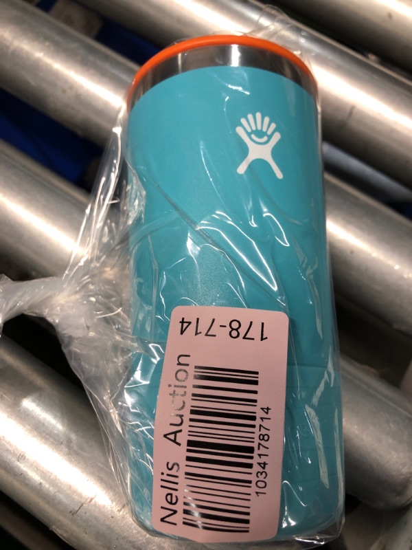 Photo 2 of ***SEE NOTES BEFORE BIDDING***
Hydro Flask Kids 12 Oz Tumbler With Straw And Boot Seaspray