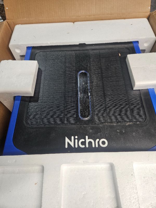 Photo 5 of **ITEM IS USED**READ NOTES**
 Nichro Robotic Pool Skimmer - Solar & Rechargeable, 2 Cleaning Modes, Automatic Obstacle Avoidance, Twin Salt Chlorine Tolerant Motors