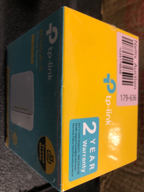 Photo 2 of ***FACTORY SEALED***
TP-Link AC750 Wireless Portable Nano Travel Router(TL-WR902AC) - Support Multiple Modes