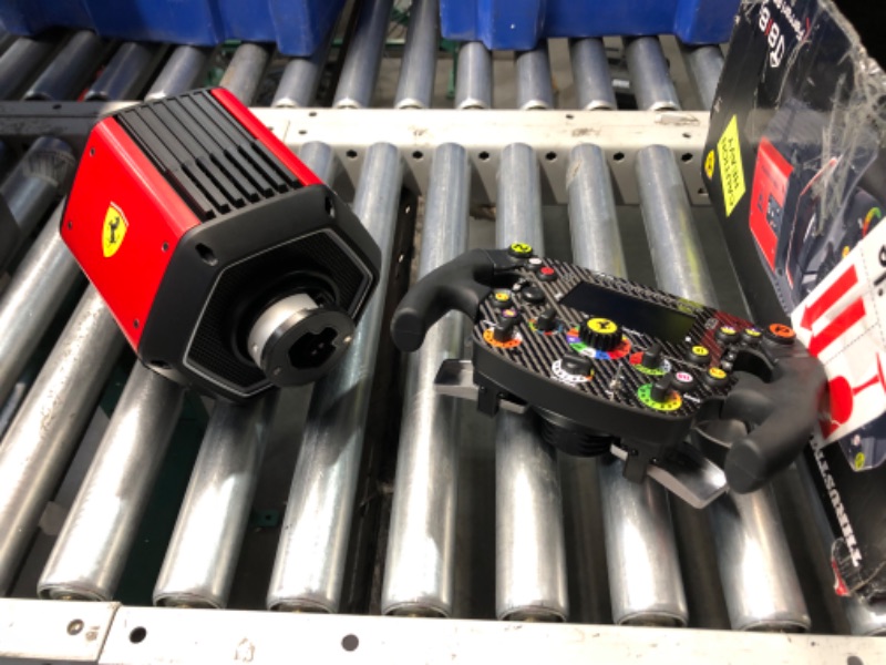 Photo 9 of ***USED - NO POWER CORDS OR ACCESSORIES - UNABLE TO TEST - SEE PICTURES***
Thrustmaster T818 Ferrari SF1000 Simulator, Direct Drive, Sim Racing Force Feedback Racing Wheel for PC, Officially Licensed by Ferrari (Compatible with PC)