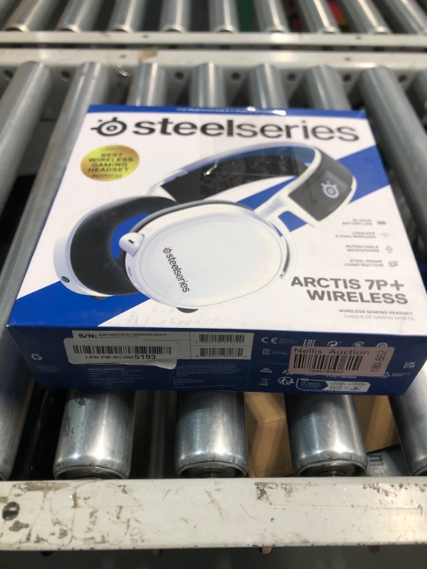 Photo 5 of **HEAVILY USED/DIRTY**SteelSeries Arctis 7P+ Wireless Gaming Headset – Lossless 2.4 GHz – 30 Hour Battery Life – USB-C – 3D Audio – For PS5