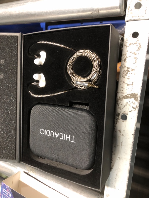 Photo 1 of Linsoul THIEAUDIO Hype 4 2DD+4BA in Ear Monitor, HiFi IEM Earphones with Tonal Balance, Latest Sonion Driver, Detachable Silver-Plated OCC Cable for Audiophile Musician Professionals (White)