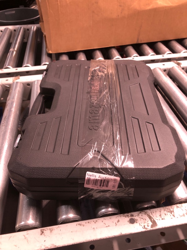 Photo 1 of Amazon Basics Mechanic's 201-Piece Tool Socket Set With Case, SAE/Metric