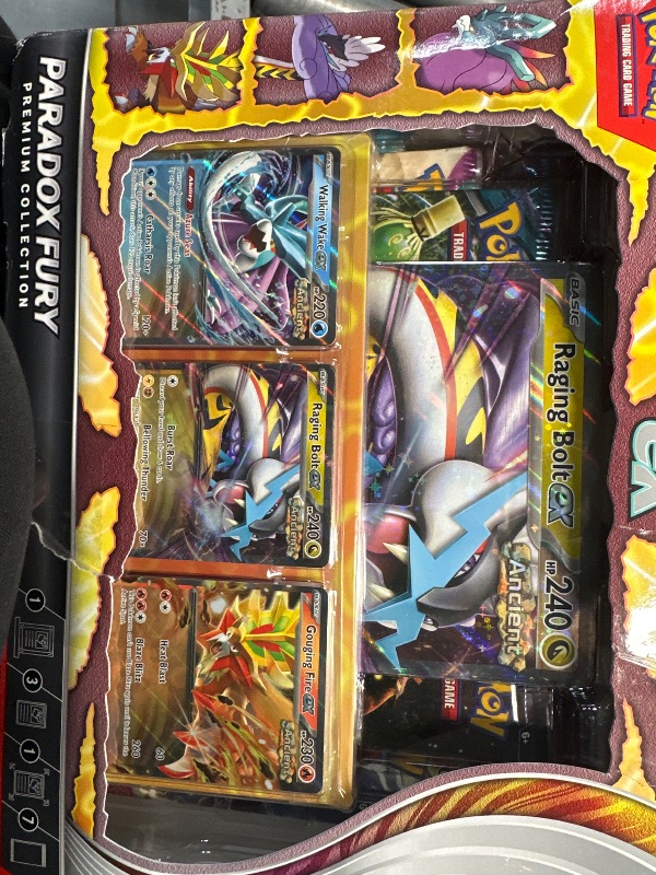 Photo 6 of ***NON REFUNDABLE/ FACTORY SEALED/ DAMAGED BOX**Pokémon TCG: Paradox Fury Premium Collection - 2024 Amazon Holiday Exclusive