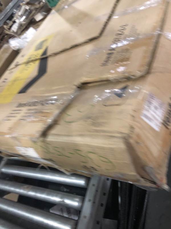 Photo 1 of **READ NOTES**
YITAHOME 150 Gallon Outdoor Storage Box with 3-Tier Storage, Large Wicker Rattan Deck Box with Lid, Double Doors, and Separate Storage Shelves for Patio, Pool, Supplies, and Tools - Brown