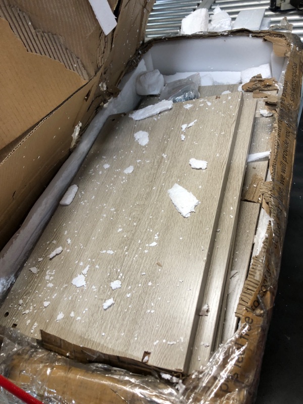 Photo 1 of ***USED - MAJOR DAMAGE - MISSING PARTS - SEE PICTURES***
Unikito 25” Closet Organizer System, Freestanding Shoe Storage Shelves, Standalone Wood Shoe Rack, Heavy Duty Walk in Closet Tower for Bedroom, Entryway and Mudroom, 25" W x 16" D x 80" H, White Oak
