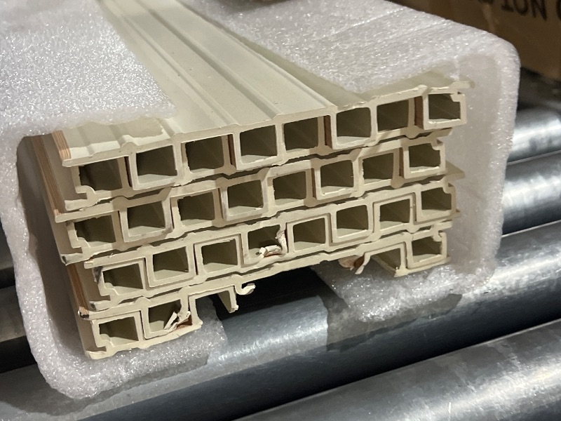 Photo 1 of ***USED - MAJOR DAMAGE - CRACKED - SEE PICTURES***
POHARE WPC Slat Wall Panels, 8 Pack Accent Decorative Acoustic Wood Slats for Wall and Ceilings, Acoustic Panels for Interior Wall Modern Décor, Oak, 95 x 6 in